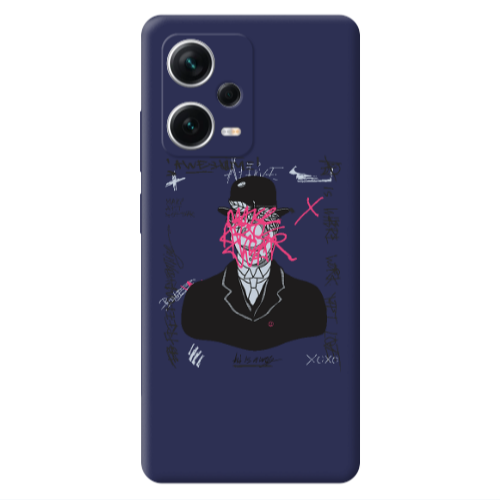 Xiaomi Poco X5 Awes Dark blue Colored Silicone TPU Θήκη