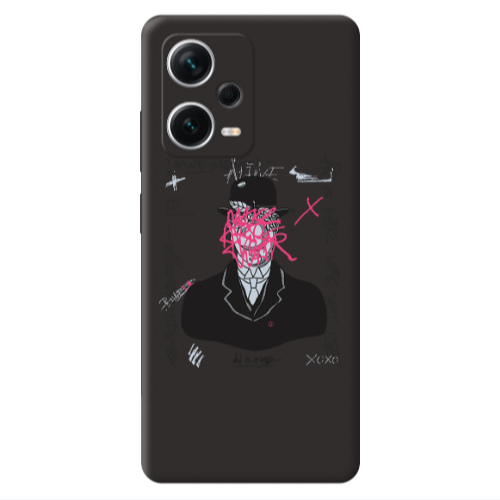Xiaomi Poco X5 Awes Black Colored Silicone TPU Θήκη
