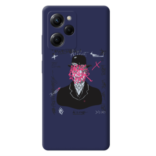 Xiaomi Poco X5 Pro Awes Dark blue Colored Silicone TPU Θήκη
