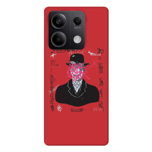 Xiaomi Redmi Note 13Pro 5G Awes Red Colored Silicone TPU Θήκη