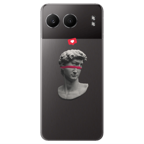Oneplus Nord 4 Half statue Transparent Silicone TPU Θήκη