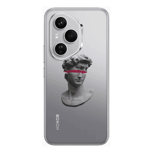 Honor Magic 400 Pro Half statue Transparent Silicone TPU Θήκη