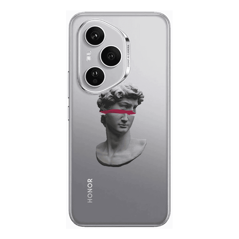 Honor Magic 400 Pro Half statue Transparent Silicone TPU Θήκη