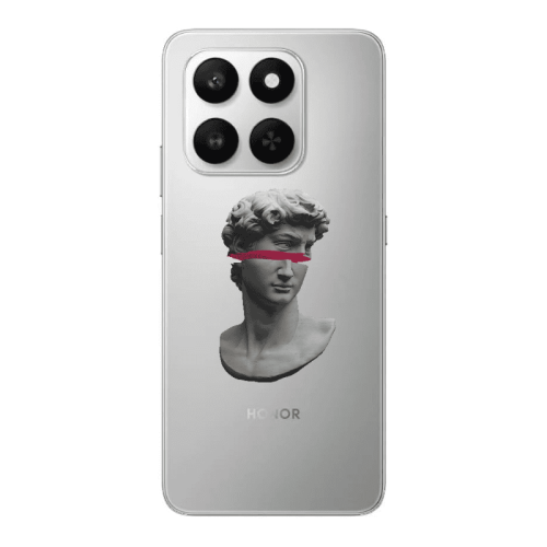 Honor Magic 400 Smart Half statue Transparent Silicone TPU Θήκη