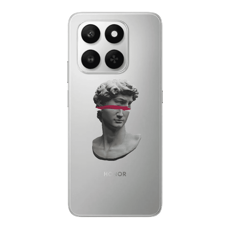 Honor Magic 400 Smart Half statue Transparent Silicone TPU Θήκη