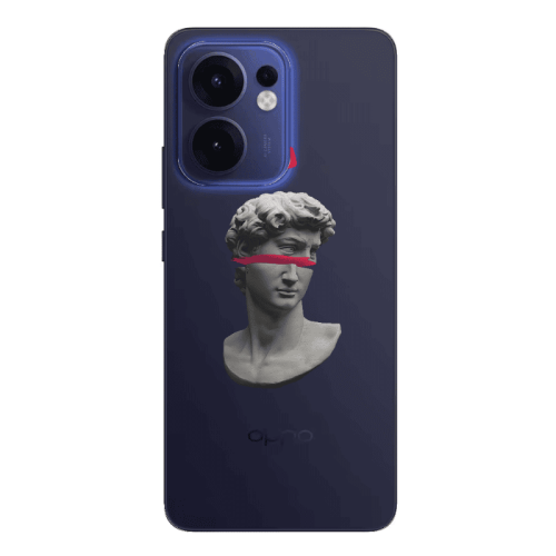 Oppo Reno13 FS Half statue Transparent Silicone TPU Θήκη