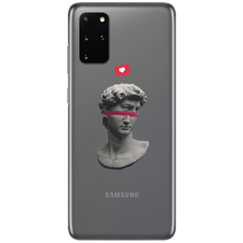 Samsung S20 Plus Half statue Transparent Silicone TPU Θήκη