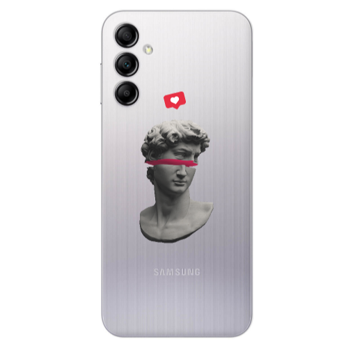 Samsung A24 Half statue Transparent Silicone TPU Θήκη