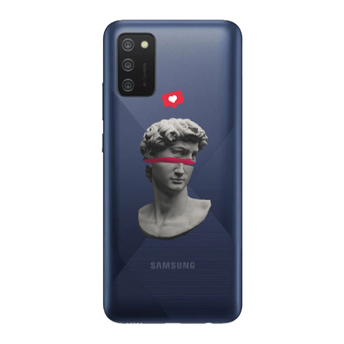 Samsung A02s Half statue Transparent Silicone TPU Θήκη