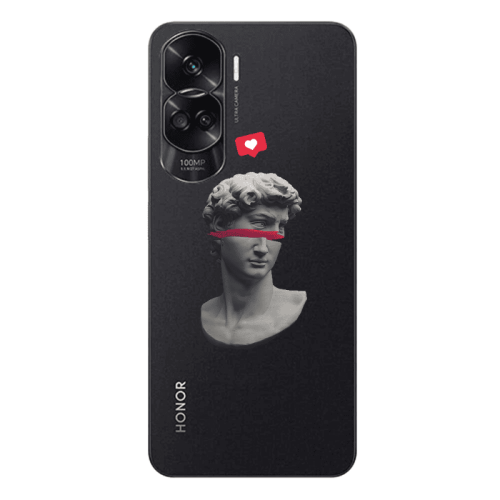 Honor 90 Lite 5G Half statue Transparent Silicone TPU Θήκη