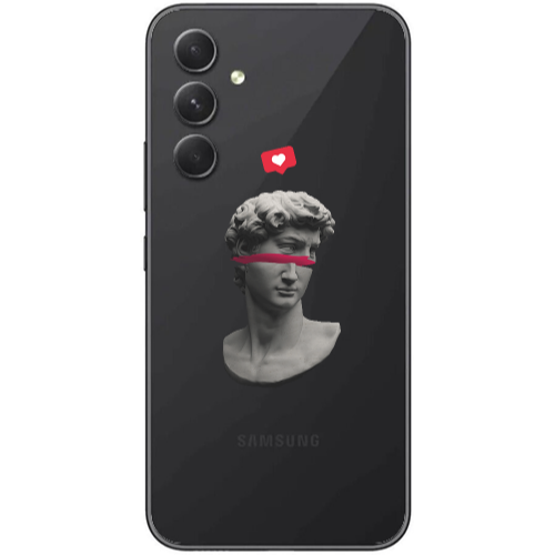 Samsung Galaxy A25 Half statue Transparent Silicone TPU Θήκη