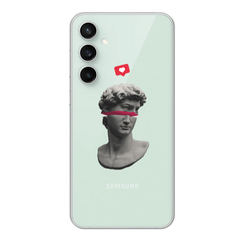 Samsung S24 Plus Half statue Transparent Silicone TPU Θήκη