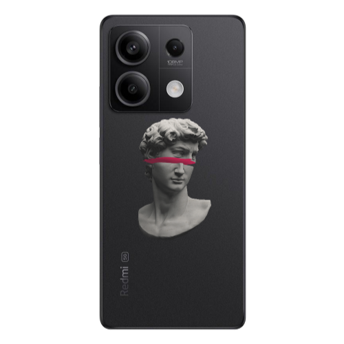 Xiaomi Redmi Note 13Pro 5G Half statue Transparent Silicone TPU Θήκη