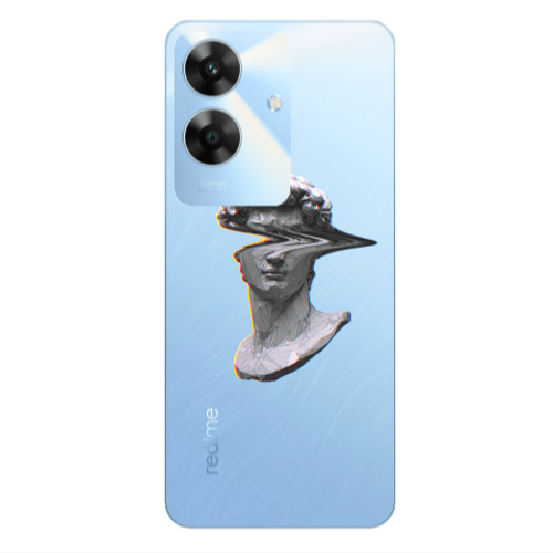 Realme Note 60 Censor Transparent Silicone TPU Θήκη