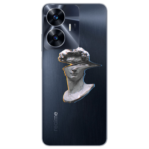 Realme Note 50 Censor Transparent Silicone TPU Θήκη