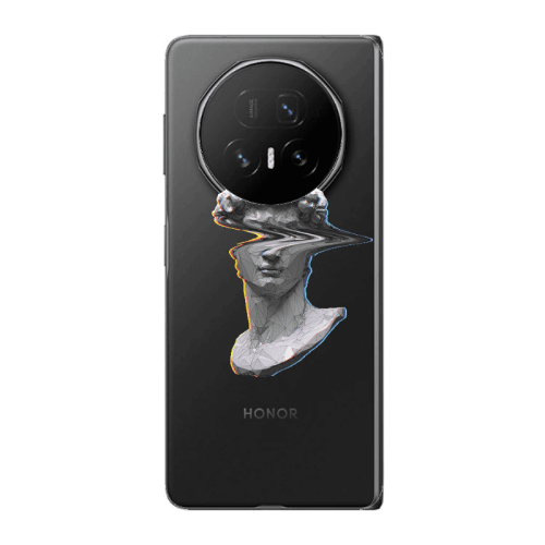 Honor Magic V5 Censor Transparent Silicone TPU Θήκη