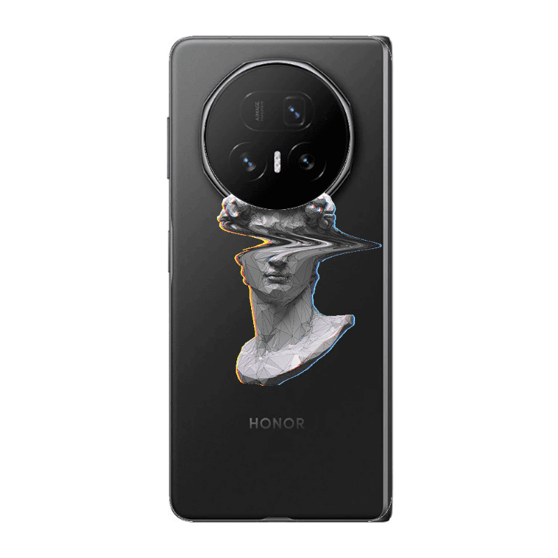 Honor Magic V5 Censor Transparent Silicone TPU Θήκη
