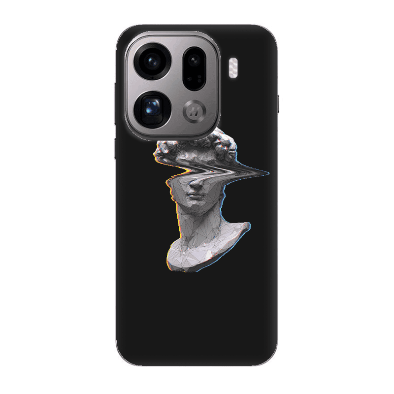 Oppo Find X9 Pro Censor Black Colored Silicone TPU Θήκη