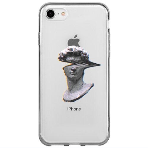 Apple iPhone 7 Censor Transparent Silicone TPU Θήκη