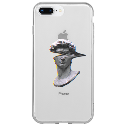 Apple iPhone 7 Plus Censor Transparent Silicone TPU Θήκη