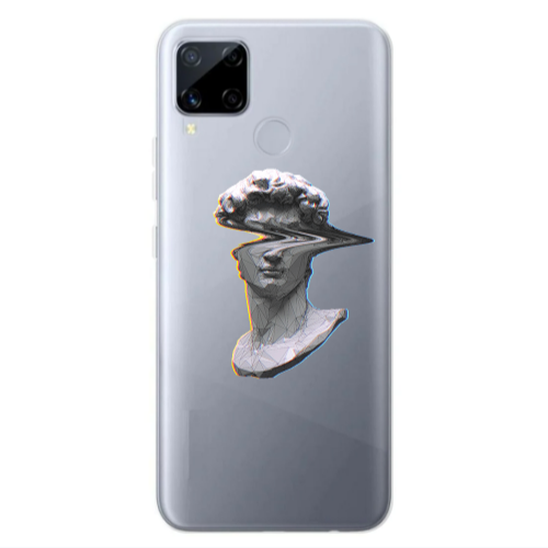Realme C25 Censor Transparent Silicone TPU Θήκη