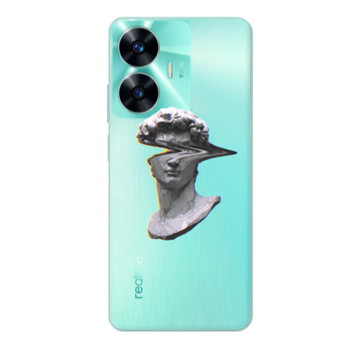 Realme C55 Censor Transparent Silicone TPU Θήκη