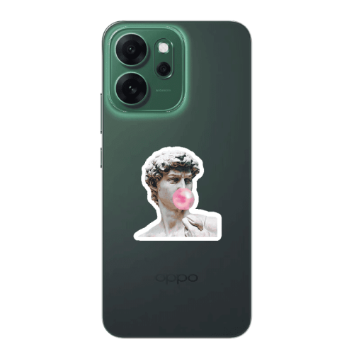 Oppo 14 F Bubble Transparent Silicone TPU Θήκη