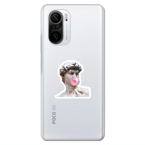 Xiaomi Poco F3 Bubble Transparent Silicone TPU Θήκη