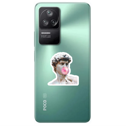 Xiaomi Poco F4 Bubble Transparent Silicone TPU Θήκη