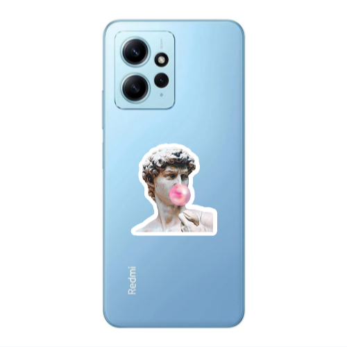 Xiaomi Redmi Note 12 4G Bubble Transparent Silicone TPU Θήκη