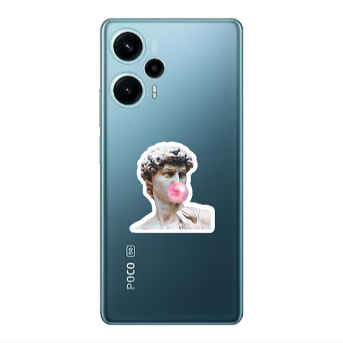 Xiaomi Poco F5 Bubble Transparent Silicone TPU Θήκη