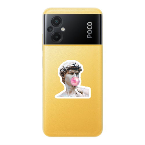 Xiaomi Poco M5 Bubble Transparent Silicone TPU Θήκη
