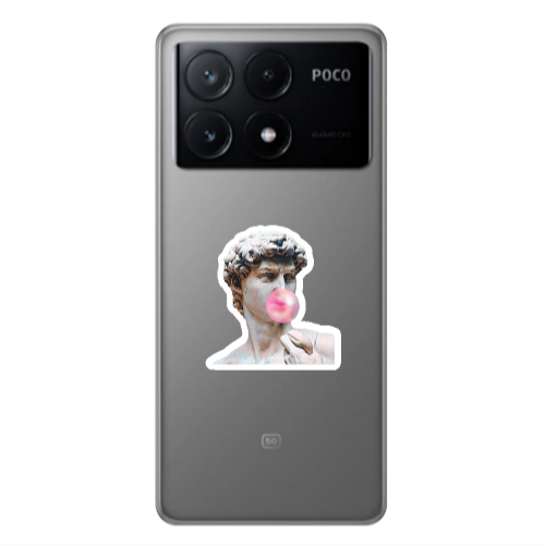 Xiaomi Poco X6Pro 5G Bubble Transparent Silicone TPU Θήκη