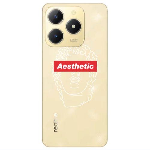 Realme C61 Aesthetic Transparent Silicone TPU Θήκη