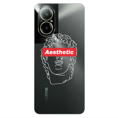Realme C67 Aesthetic Transparent Silicone TPU Θήκη