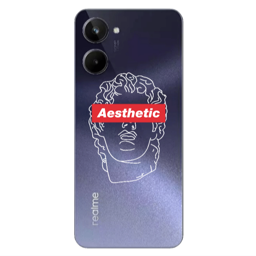 Realme 10 Aesthetic Transparent Silicone TPU Θήκη
