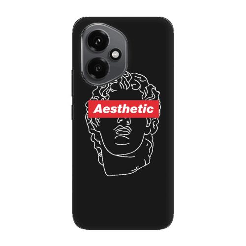 Honor Magic 400 Aesthetic Black Colored Silicone TPU Θήκη