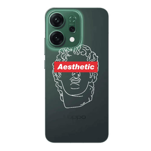 Oppo RENO 14 Aesthetic Transparent Silicone TPU Θήκη