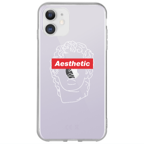 Apple iPhone 12 Aesthetic Transparent Silicone TPU Θήκη