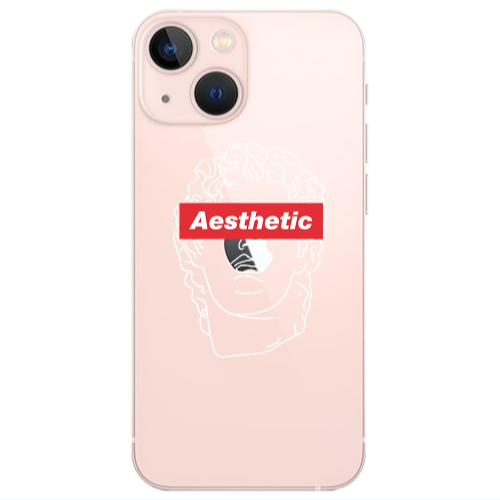 Apple iPhone 13 Aesthetic Transparent Silicone TPU Θήκη