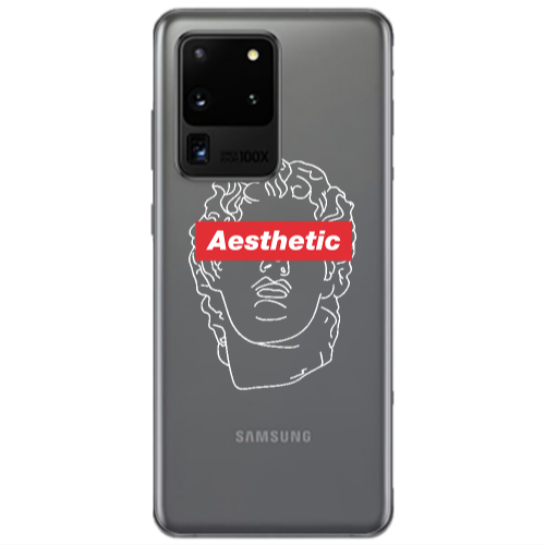Samsung S20 Ultra Aesthetic Transparent Silicone TPU Θήκη