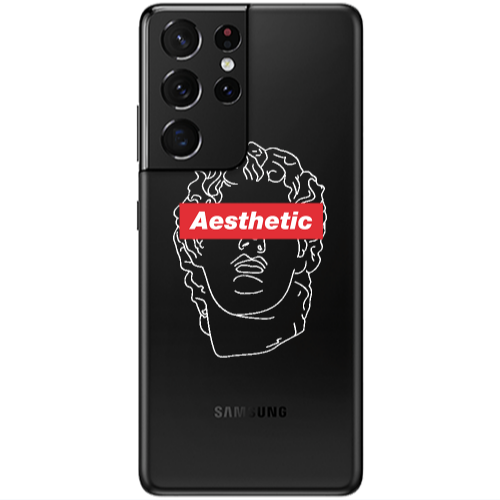 Samsung S21 Ultra Aesthetic Transparent Silicone TPU Θήκη