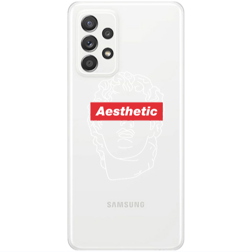 Samsung A53 Aesthetic Transparent Silicone TPU Θήκη