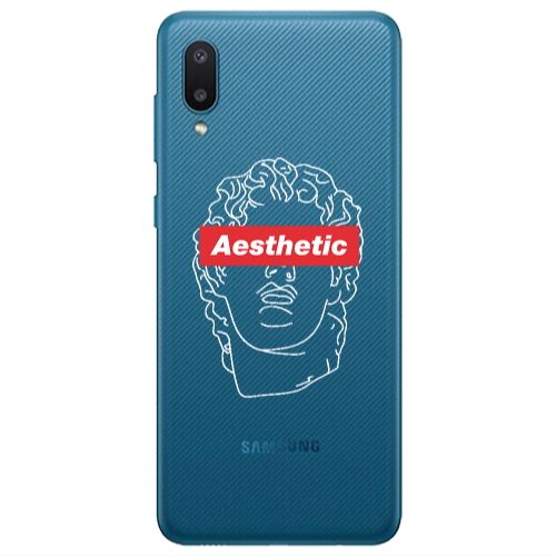 Samsung A02 Aesthetic Transparent Silicone TPU Θήκη