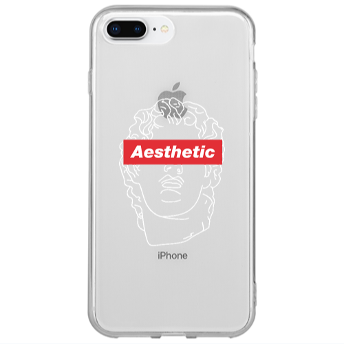 Apple iPhone 7 Plus Aesthetic Transparent Silicone TPU Θήκη