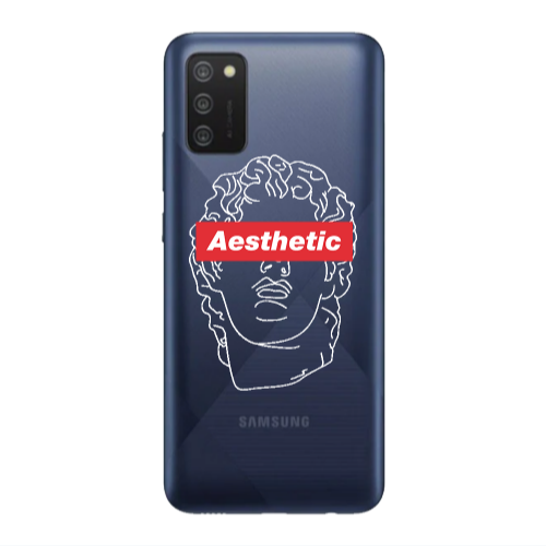 Samsung A03S Aesthetic Transparent Silicone TPU Θήκη