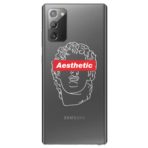 Samsung Note 20 Aesthetic Transparent Silicone TPU Θήκη