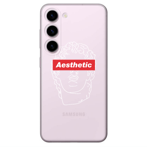 Samsung S23 Plus Aesthetic Transparent Silicone TPU Θήκη