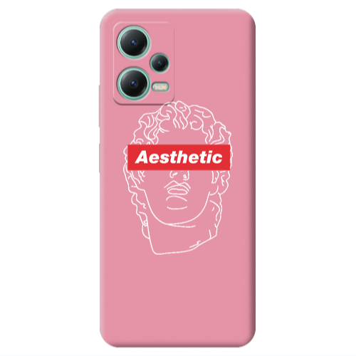 Xiaomi Redmi Note 12 Pro 5G Aesthetic Pink Colored Silicone TPU Θήκη