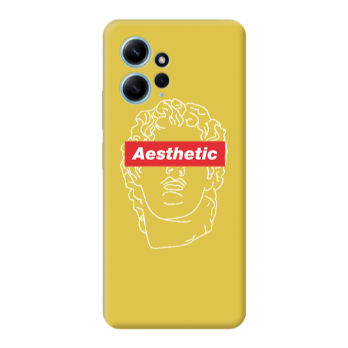 Xiaomi Redmi Note 12 4G Aesthetic Yellow Colored Silicone TPU Θήκη